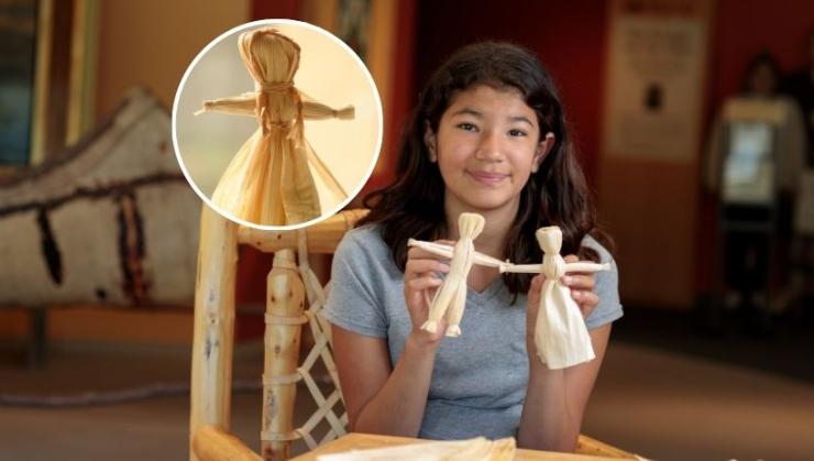 Kid Craft: Cornhusk Doll Mille Lacs Indian Museum