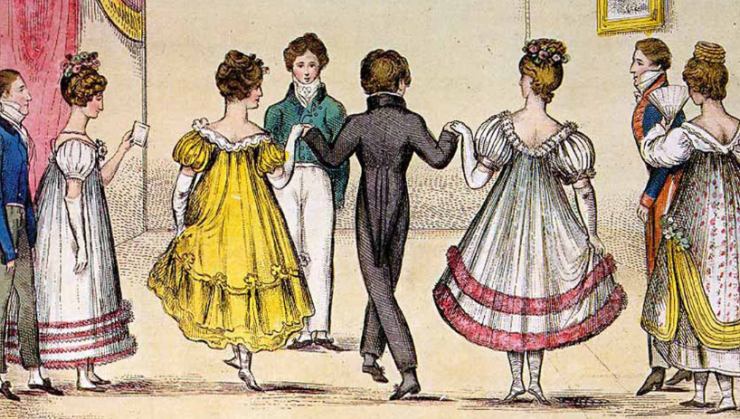 early 19th century dancers