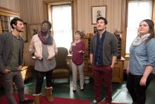 Tour group at Ramsey House