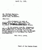  Gilbert Henry Stephenson. Application No. 5151.  Letter from Clerk of the Pardon Board to Wolfred Westholm, April 11, 1921.--Correspondence (gif)
