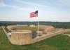 Historic Fort Snelling with Round Tower in foreground