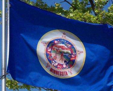 Minnesota state flag.